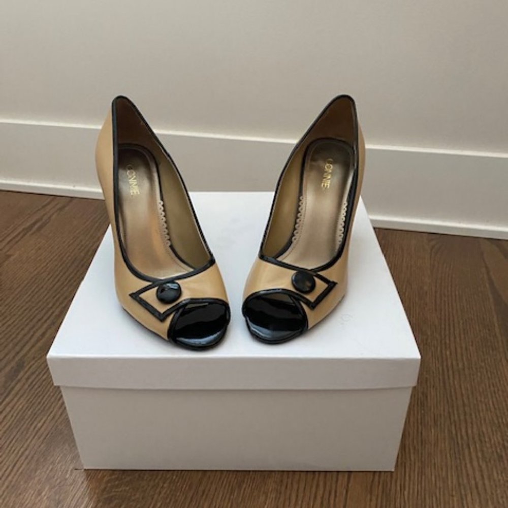 Connie Peak a Boo Heels Size 10